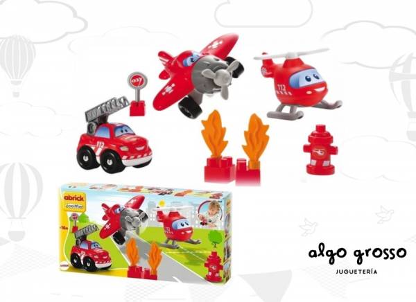 ABRICK SET VEHICULOS DE BOMBEROS art.9032