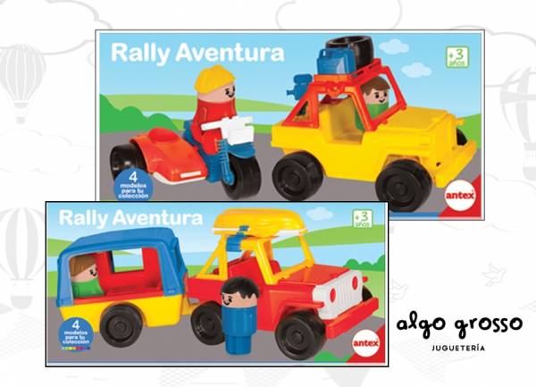 RALLY AVENTURA VEHICULOS CON MUÑECOS art.5122