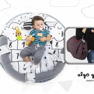 MANTA-BOLSO DE JUEGO CON NIDO CONTENEDOR + ACCESORIOS art.CF9117