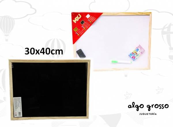 PIZARRON PARA MARCADORES Y TIZA 40X30 art.ANZ3040