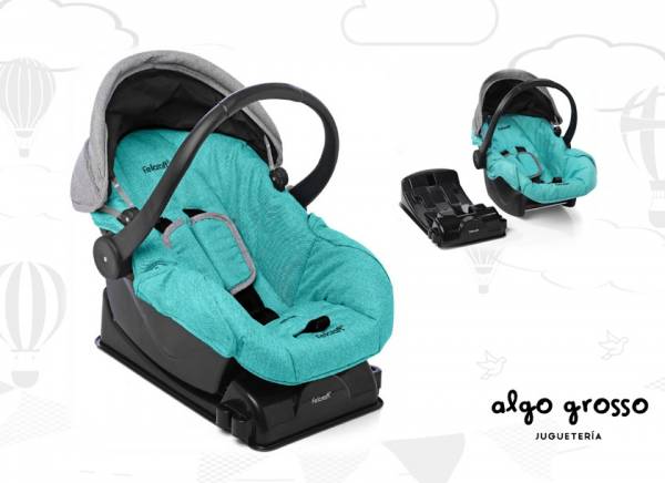 BUTACA HUEVITO SIMPLY GRUPO 0 +BASE ADAPTABLE AL AUTO art.B5007