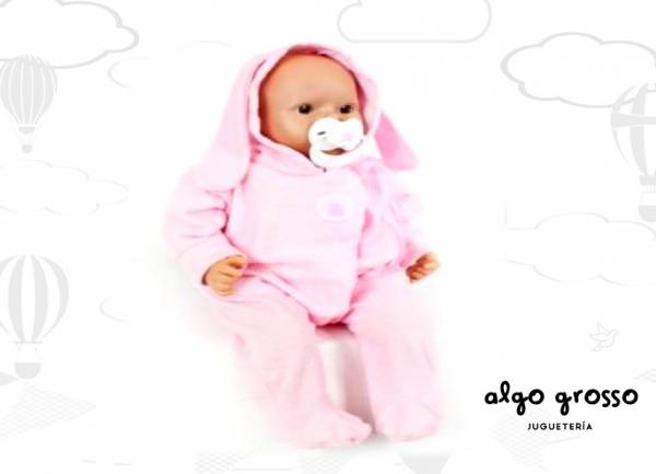 BEBE EMA CUERPO SOFT CON CHUPETE 50CM art.124