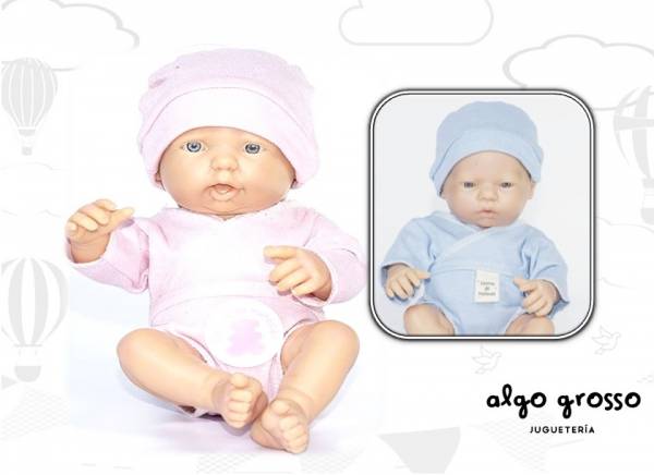 BEBE MINIS CON BODY Y GORRITO 24CM art.105
