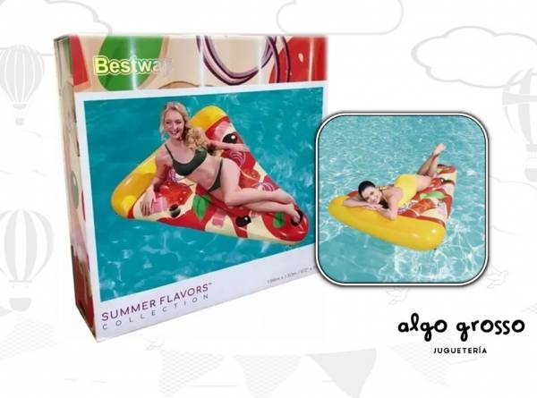 COLCHONETA PIZZA PARTY INFLABLE BESTWAY art.44038