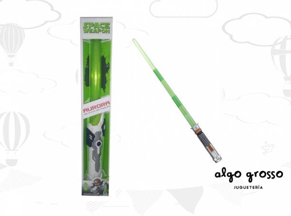 ESPADA ESPACIAL EXTENSIBLE CON LUZ Y SONIDO AURORA art.YB00585/6444