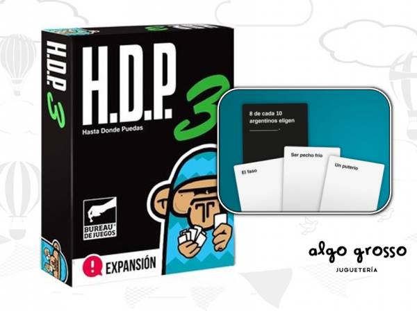 H.D.P.(HASTA DONDE PUEDAS) EXPANSION 3 art.HDP3