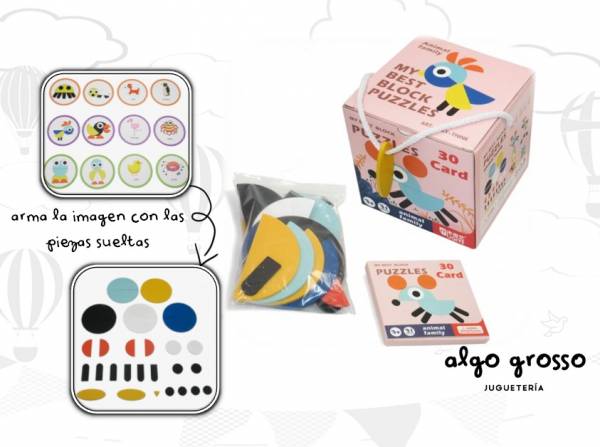 MI MEJOR ROMPECABEZAS DE BLOQUES 30 CARTAS art.58330