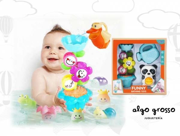 JUEGO DE BAÑO FUNNY BATHINGS TOYS art.NT-103