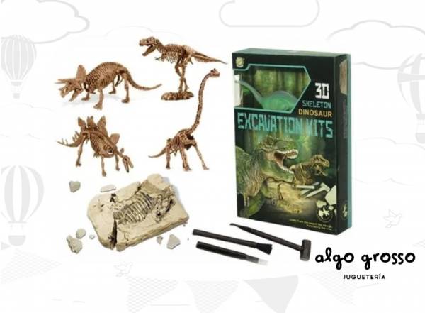 KIT EXCAVACION 3D CON DINOSAURIO art.JM-260