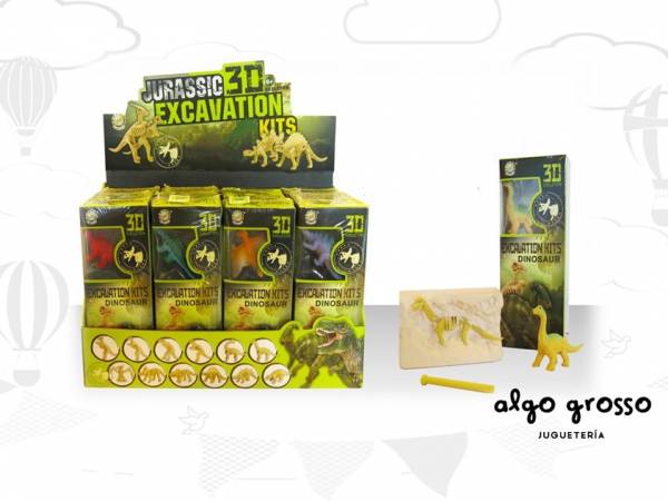 KIT ESCAVACION CHICO CON DINOSAURIO art.JM-250