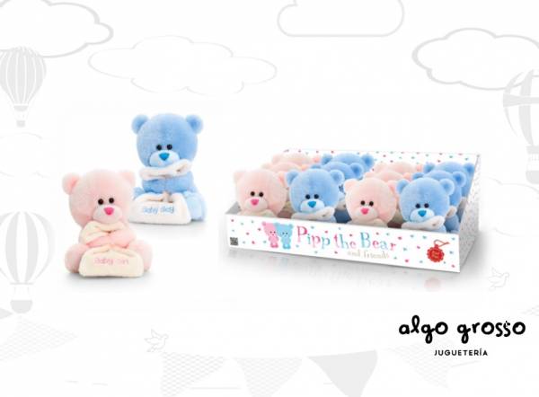 OSO CON MANTITA PIPP THE BEAR 16CM art.SN0790