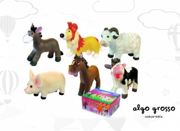 ANIMAL DE LA GRANJA CARICATURA PVC art.WC-2617