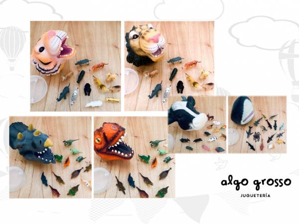 CABEZA DE ANIMAL CON SET 15 PIEZAS art.WC-2825