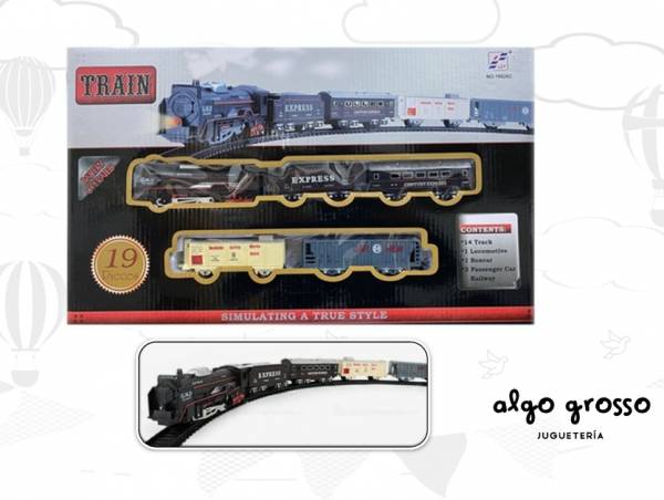 PISTA DE TREN 19 PIEZAS art.19026C/5100