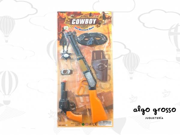 SET COWBOYS ARMAS + ANTISFAZ art.6666