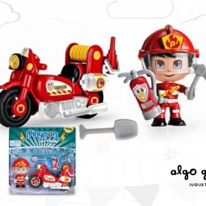 PINYPON ACTION MOTO DE BOMBERO + FIGURA art.7015636