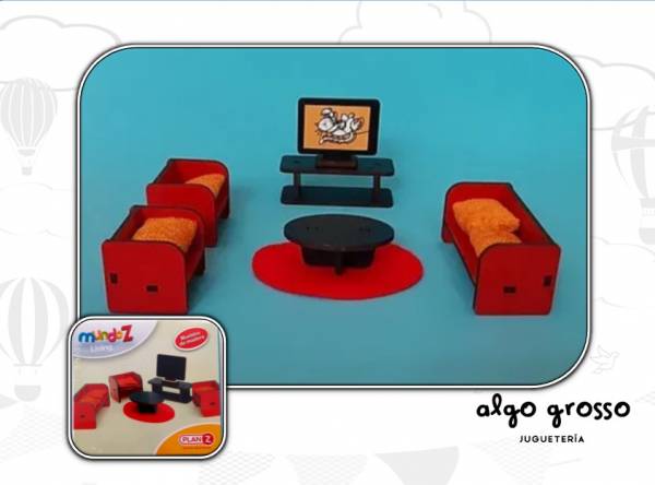 LIVING MUEBLES DE MADERA MUNDO Z  art.Z-LIVING