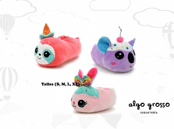 PANTUFLAS ANIMALES PERFUMADOS art.1502