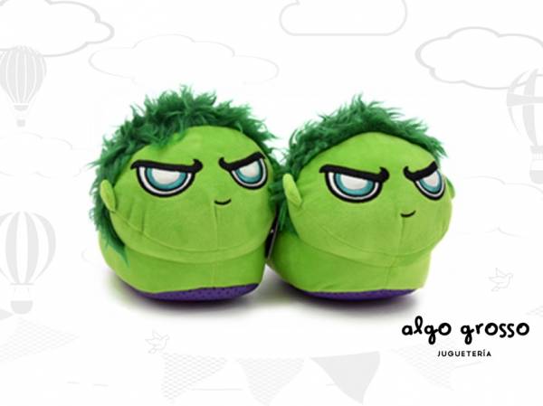 PANTUFLA HULK CON LUZ art.MV048