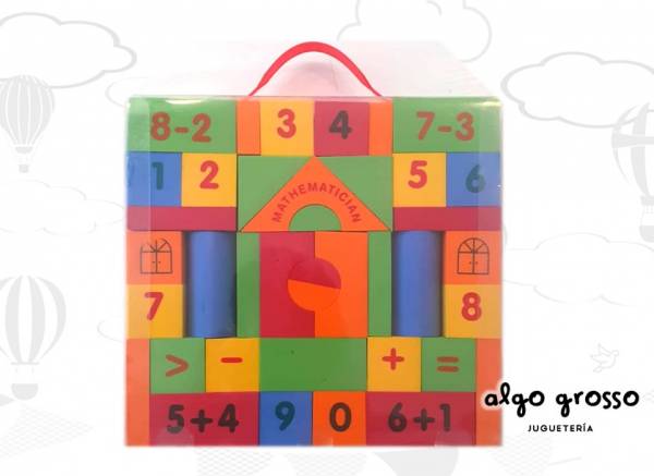 BLOQUES GOMA EVA 39 PIEZAS DE COLORES art.U2819