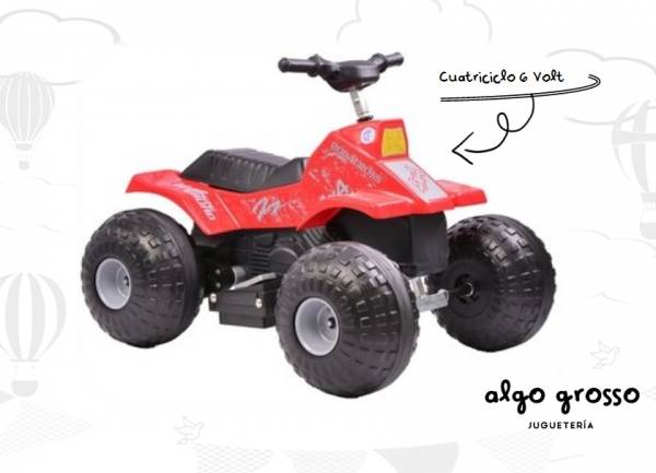 CUATRICICLO A BATERIA 6V MINIQUAD ARENERO art.RX052