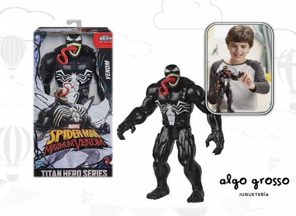 VENOM MUÑECO MAXIMUN TITAN HERO SERIES 30CM art.E8684