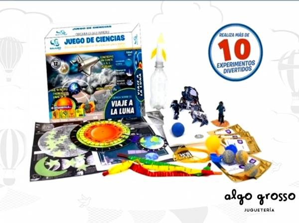 JUEGO DE CIENCIAS VIAJE A LA LUNA ASTRONOMIA Y ESPACIO art.JC-1012
