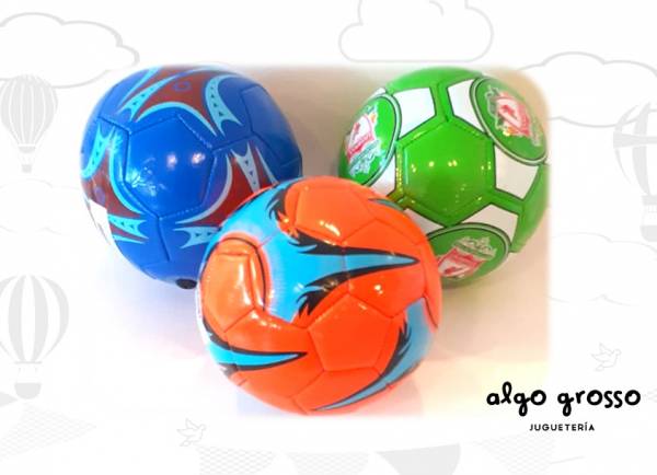 PELOTA DE FUTBOL N3 SIMIL CUERO COSIDA art.BF1026
