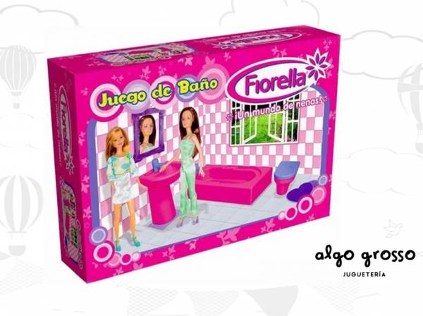 JUEGO DE BAÑO PARA MUÑECAS FIORELLA art.80743