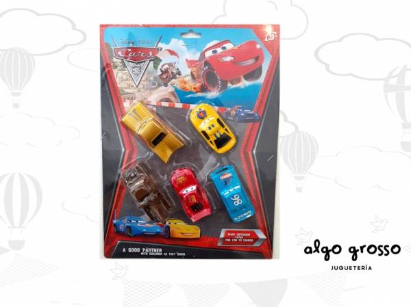CARS 5 AUTOS PULL BACK art.TT2017-18