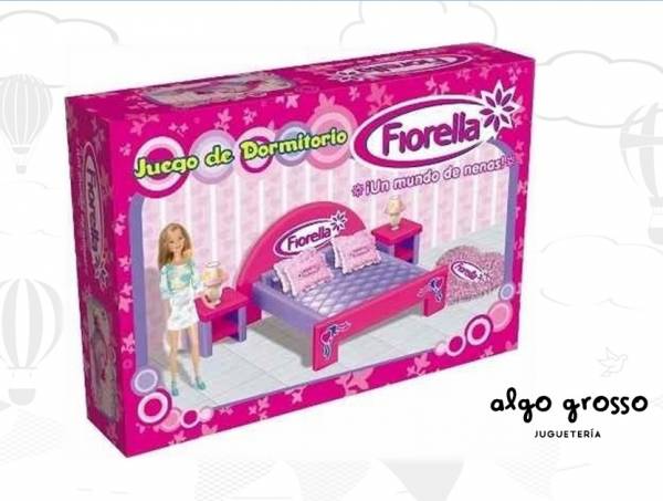 JUEGO DE DORMITORIO PARA MUÑECA FIORELLA art.80748
