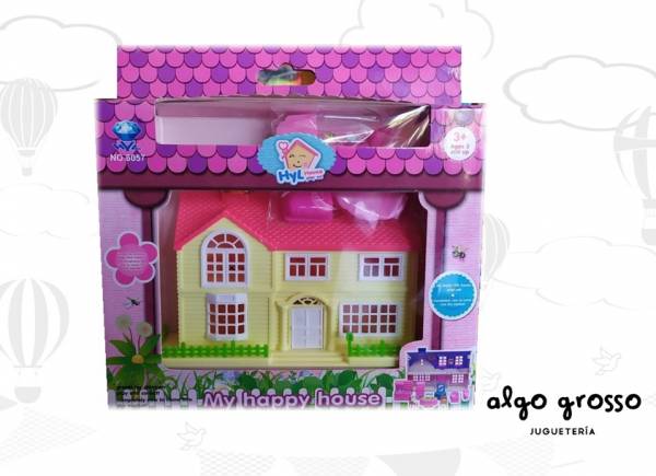 MINI CASA + ACCESORIOS MY HAPPY HOUSE art.AB-10183