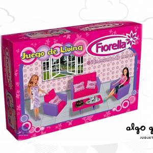 JUEGO DE LIVING PARA MUÑECA FIORELLA art.80746