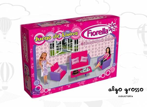 JUEGO DE LIVING PARA MUÑECA FIORELLA art.80746
