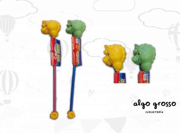 CABEZA DE CABALLITO CON PALO Y RUEDAS art.68484