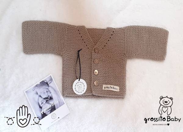 CARDIGAN TEJIDO GROSSITO BABY art.1010 - Imagen 3