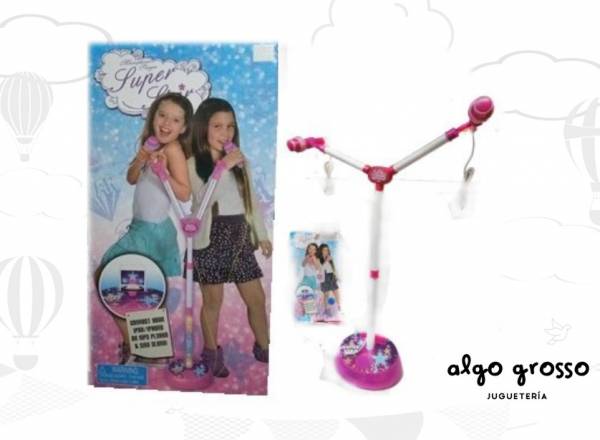 MICROFONO PIE DOBLE SUPERSTAR art.F8155