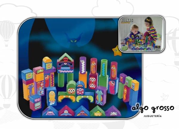 BLOKAS MONSTRYS 45 PIEZAS art.12515