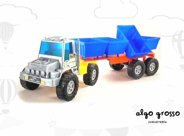 CAMION VOLQUETERO 65 CM EN RED art.12405