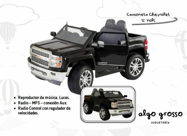 CAMIONETA CHEVROLET SILVERADO A BATERIA 12VOLT art.777