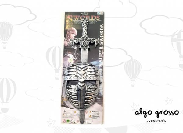 SET GUERRERO ESPADA Y ESCUDO SWORDS WEAPON art.50808