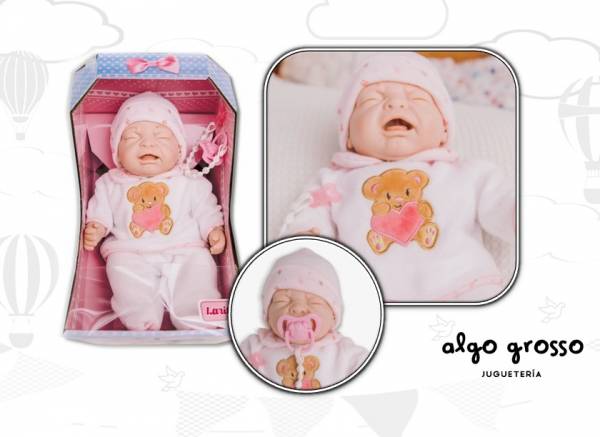 LARITA DULCES GESTITOS 38CM MOVIMIENTO Y SONIDO art.805019