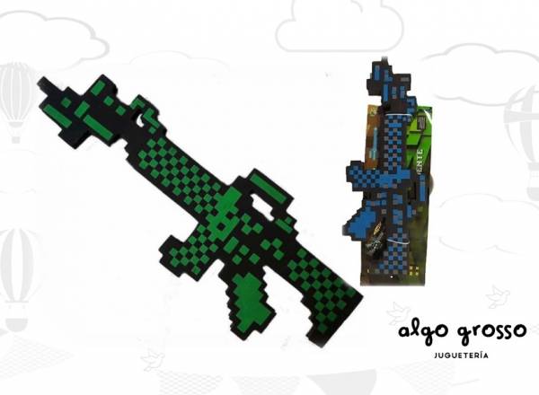AMETRALLADORA  MINECRAFT art.MINE004