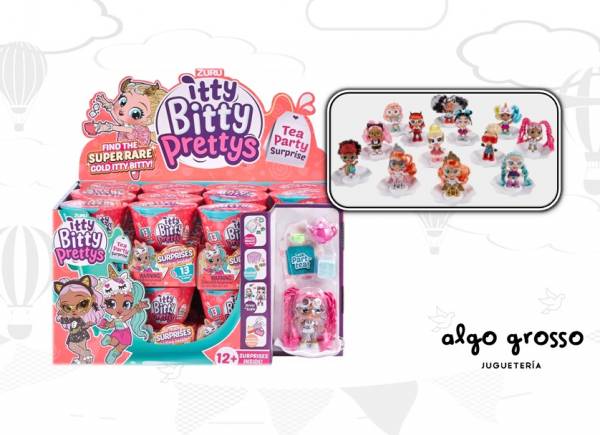 ITTY BITTY PRETTYS MUÑECA EN TAZA + 12 SORPRESAS art.IBP100