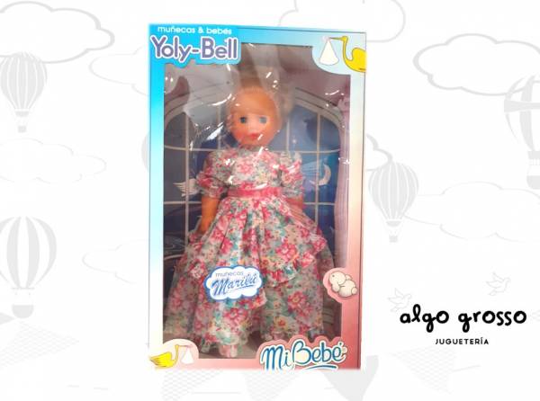 MARILU MUÑECA OJOS MOVIBLES MIDE 54CM art.397