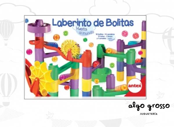LABERINTO DE BOLITAS VUELTA AL MUNDO art.3326
