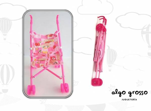 COCHECITO PARAGUITAS PLEGABLE METAL BABY BARROW art.162474