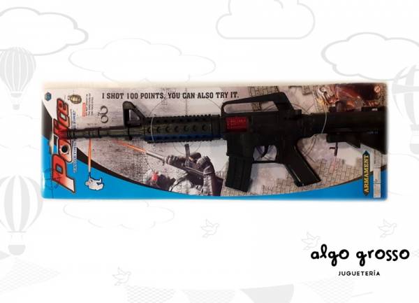 AMETRALLADORA CHISPA POLICE 43CM BLISTER art.10322