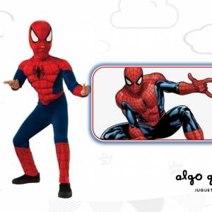 DISFRAZ SPIDERMAN CON MUSCULOS TALLE 2 art.CAD123010