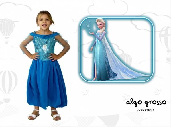 DISFRAZ FROZEN ELSA SUPER PRECIO TALLE 2 art.CAD8223//8259